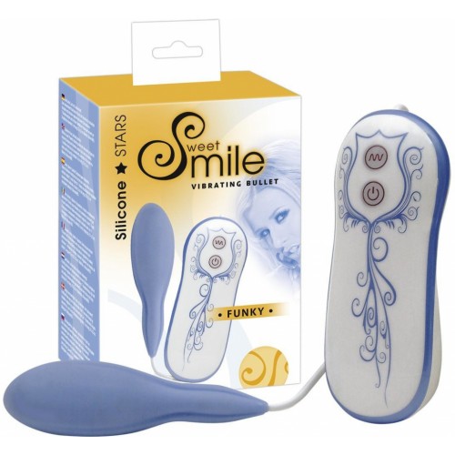 Sweet Smile Funky Vibrating Bullet (Blue)