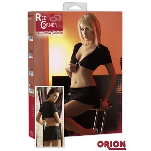 Top & Skirt (Black)