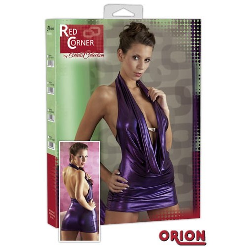 Rhine Stone Dress Purple
