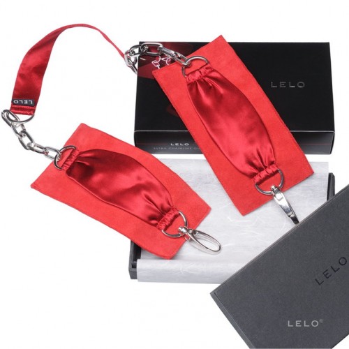 Lelo: SUTRA CHAINLINK CUFFS (Red)