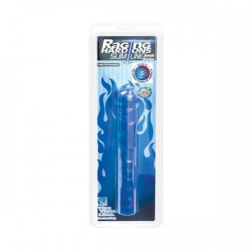 RAGING HARD-ONS SLIMLINE COBALT BLUE JELLIE 8" DONG