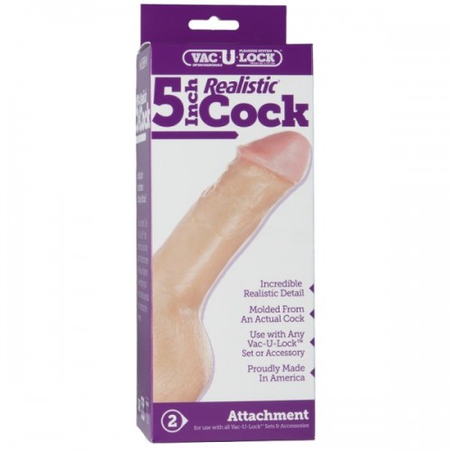 VAC-U-LOCK 5" REALISTIC -White